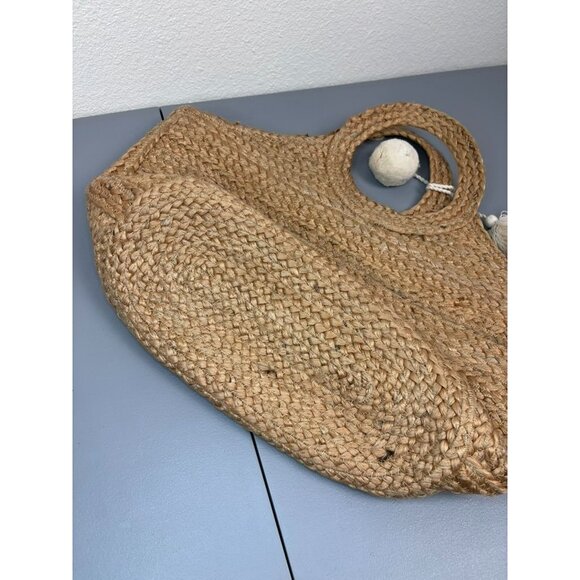 Shiraleah natural 100% jute "Bride" beach coastal bachlorette tote bag honeymoon - Picture 8 of 8